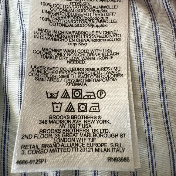 Brooks Brothers Seersucker Colorful Stripe Pencil Skirt Size 0 Preppy Career - Picture 6 of 15